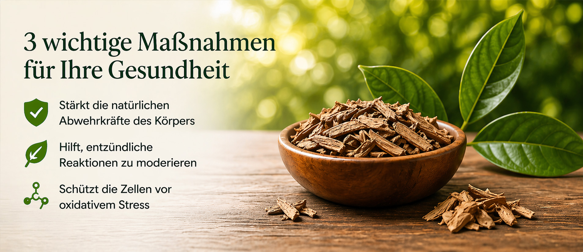 3 Schlüsselwirkungen für Ihre Gesundheit